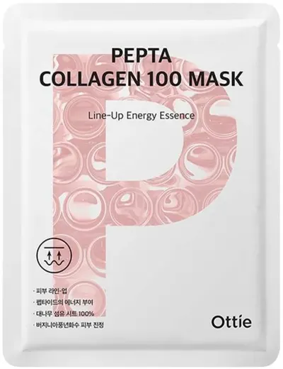 Ottie 100 Mask Mască facială pe foaie Pepta Collagen, 25 ml