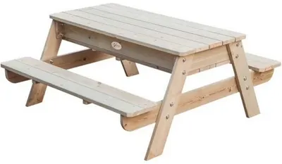 Set din lemn Classic World - Masa cu banca pentru joaca cu nisip si apa