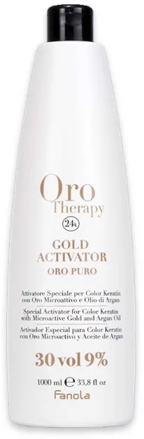 Fanola Oro Therapy Oxidant cu ulei de argan și keratină, 30 Vol, 1000 ml