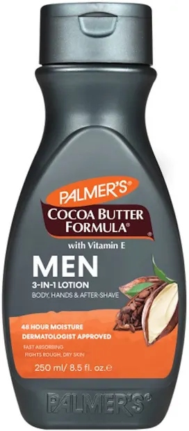 Palmer's Loțiune 3 în 1 pentru bărbați pentru corp și față, 250 ml