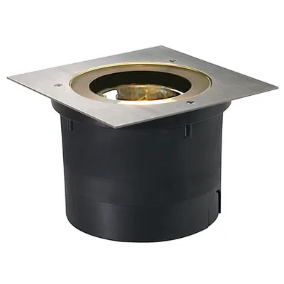 Spot incastrat, REGLARE 190 amenajare exterior inground, QR111, IP67, patrat, din otel inoxidabil 304, max. 50W