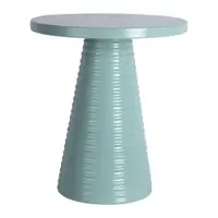 Măsuță auxiliară rotundă din metal ø 40 cm Catania Ribbed – Leitmotiv