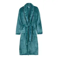 Halat albastru XL/XXL din micropluș/cocolino Polyvelvet – Good Morning