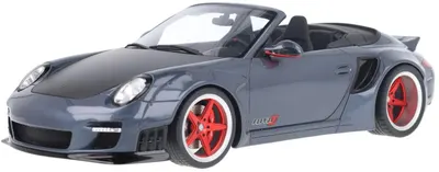 Model de colecție GT Spirit Modern: Mașini - Porsche 911 (997) LB-Works (Grey) (2011)