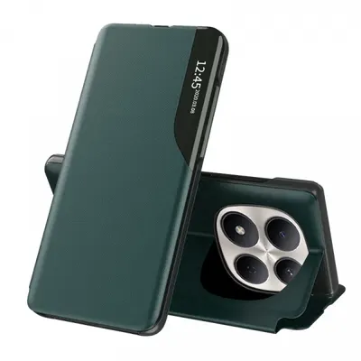 Husa pentru Xiaomi Redmi Note 15 Pro 5G, Techsuit, eFold, Verde Inchis