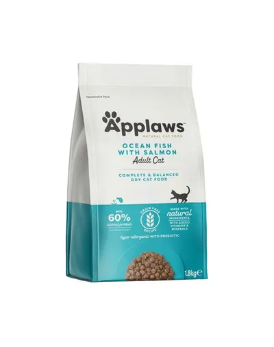 APPLAWS Adult Ocean hrana uscata pentru pisici, peste oceanic si somon 1,8 kg