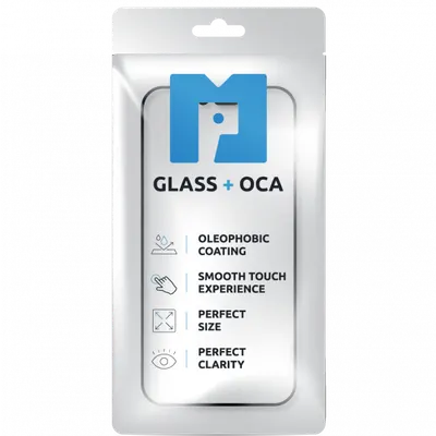 Geam Ecran + OCA MP compatibil cu Apple iPhone 16, Negru