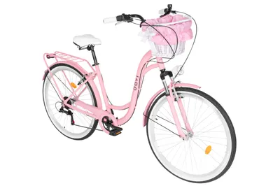 Bicicleta dama Davi Melisa Aluminium 28", 7 viteze, 160-185 cm, Roz