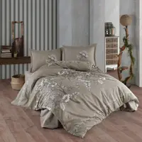 Lenjerie de pat ranforce clasy king size (mohana v2)
