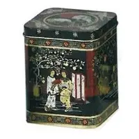 Cutie pentru ceai - Tin Black Jap Square