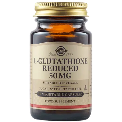 L-Glutatathione reduce 50mg, 30 capsule, Solgar