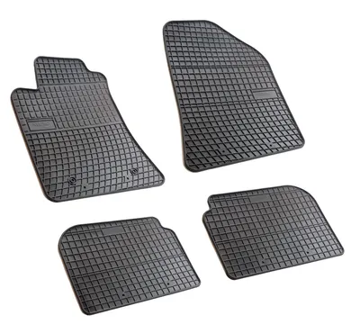 Set covorase auto din cauciuc Toyota Avensis 2 2003-2009, presuri FROGUM, negre, 4 buc.