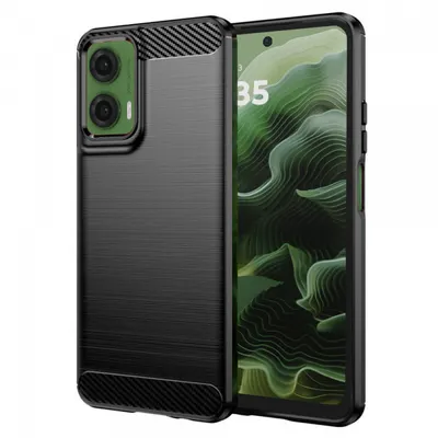 Husa pentru Motorola Moto G35, Techsuit, Carbon, Neagra