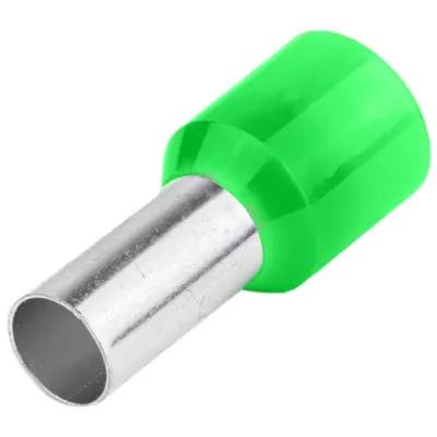 Tub de capat izolat (PA6.6),Cu electrolitic stanat, verde 16mm2, L=22,2mm