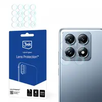 Folie de protectie Camera Spate 3MK Protection pentru Xiaomi 14T Pro / 14T, Sticla Flexibila, Set 4 bucati, Transparenta