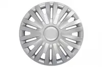 Set 4 bucati capac roata model Alpha, 16inch, culoare argintiu