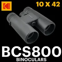 KODAK BCS800 Binoclu 10x42 compact cu oculare cauciuc - Negru