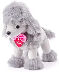 Jucărie de pluș Lumpin - Lilly Poodle, 25 cm, gri