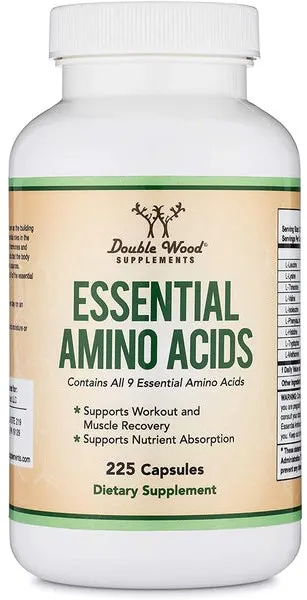 Essential Amino Acids, 225 capsule, Double Wood