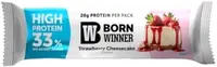 Baton proteic Active, cheesecake cu căpșuni, 60 g, Born Winner