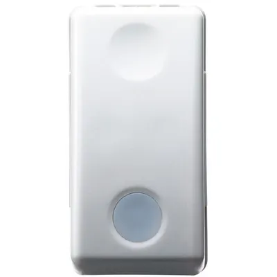 Intrerupator simplu 1 modul cu led Gewiss System GW20572, alb