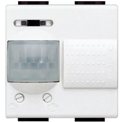 Senzor de miscare 2 module Living Light Bticino N4432, alb