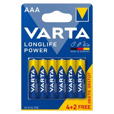 Baterii AAA R3, blister 6 Buc. Varta