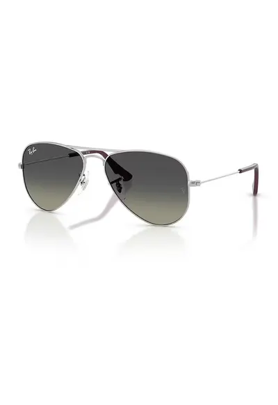 Ochelari de soare aviator cu lentile polarizate si rama metalica - Argintiu