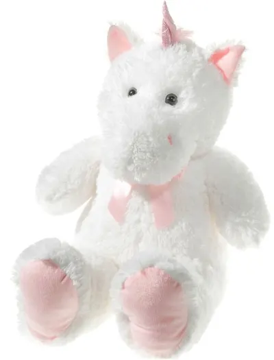 Jucarie de plus Heunec - Unicorn, alb, 60 cm