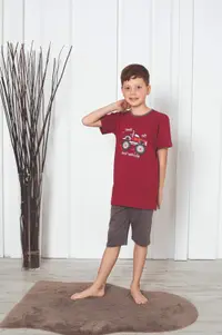 Pijama Copii Baieti Berfin 3/4 001 Engros