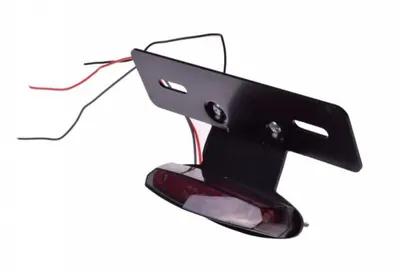 Lampa spate moto, Led, prindere sub carena aripa, culoare negru