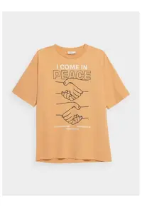 Tricou barbati - 302862665 - Bumbac - Portocaliu