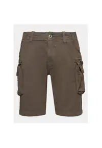 Pantaloni scurti barbati 176203 13 - Bumbac - Maro - Gri
