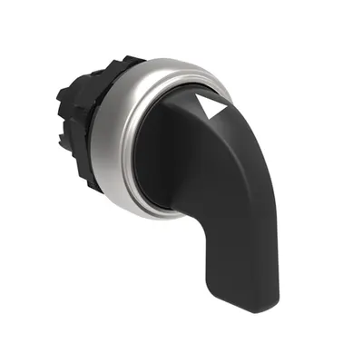 Selector Switch Actuator Lever Ø22mm Platinum Series, 3 Pozitii, 1 - 0 - 2