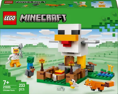 Constructor LEGO Minecraft - Fermă de pui (21585)