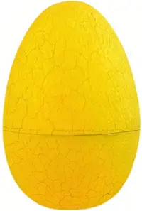Jucărie de asamblat Raya Toys - Dinozaur surpriză, ou galben