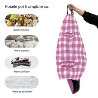 Husa fotoliu Puf Bean Bag tip Para XL fara umplutura sweet girl
