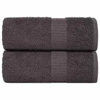 Gossi lavete 2 buc antracit 15x21 cm 360 g/m2 100% bumbac