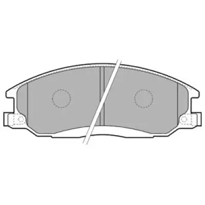 Set placute frana, frana disc DELPHI LP1743