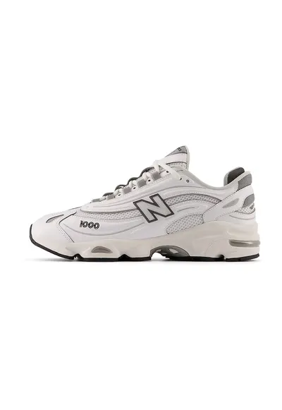Pantofi sport M1000 din material textil cu logo - Alb murdar