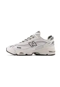 Pantofi sport M1000 din material textil cu logo - Alb murdar
