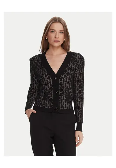 Cardigan dama negru - pulover elegantdwqf - Negru
