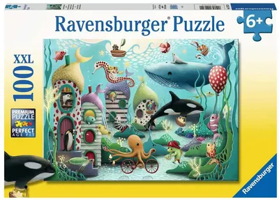 Puzzle Ravensburger din 100 XXL de piese - Underwater Miracles