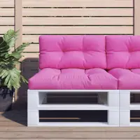 Gossi perna de paleti, roz, 70x40x12 cm, material textil