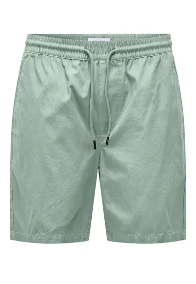 Pantaloni scurti barbati Sons - 22027949 - Bumbac - Verde - Verde