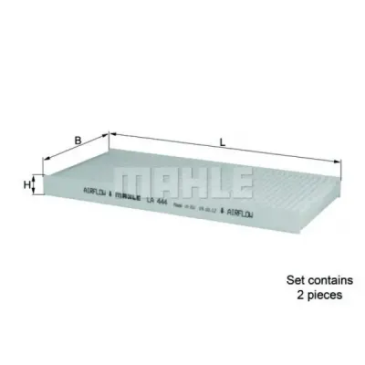 Filtru, aer habitaclu MAHLE ORIGINAL LA 444/S