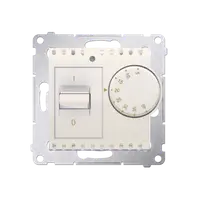 Termostat cu senzor interior, 16 (2) A, 230V ~, crem