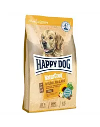 HAPPY DOG NaturCroq Hrana uscata caini, cu orez si pasare 11kg