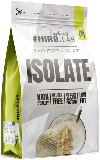 Whey Protein Isolate, ciocolată albă, 700 g, Hero.Lab