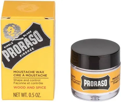 Proraso Wood and Spice Ceară pentru modelarea mustaților, 15 ml